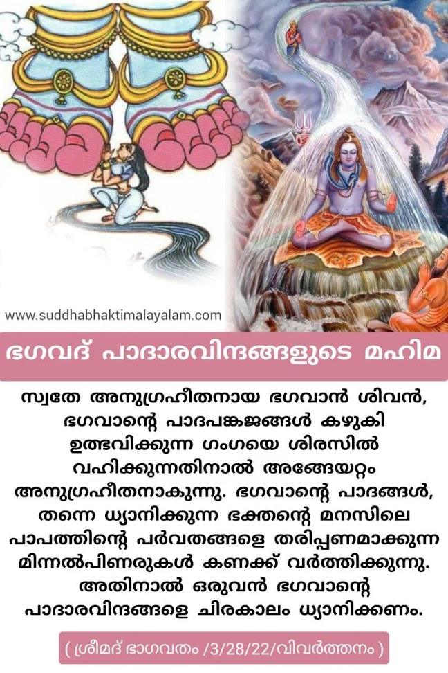 ഭഗവദ് പാദാരവിന്ദ മഹിമ 1